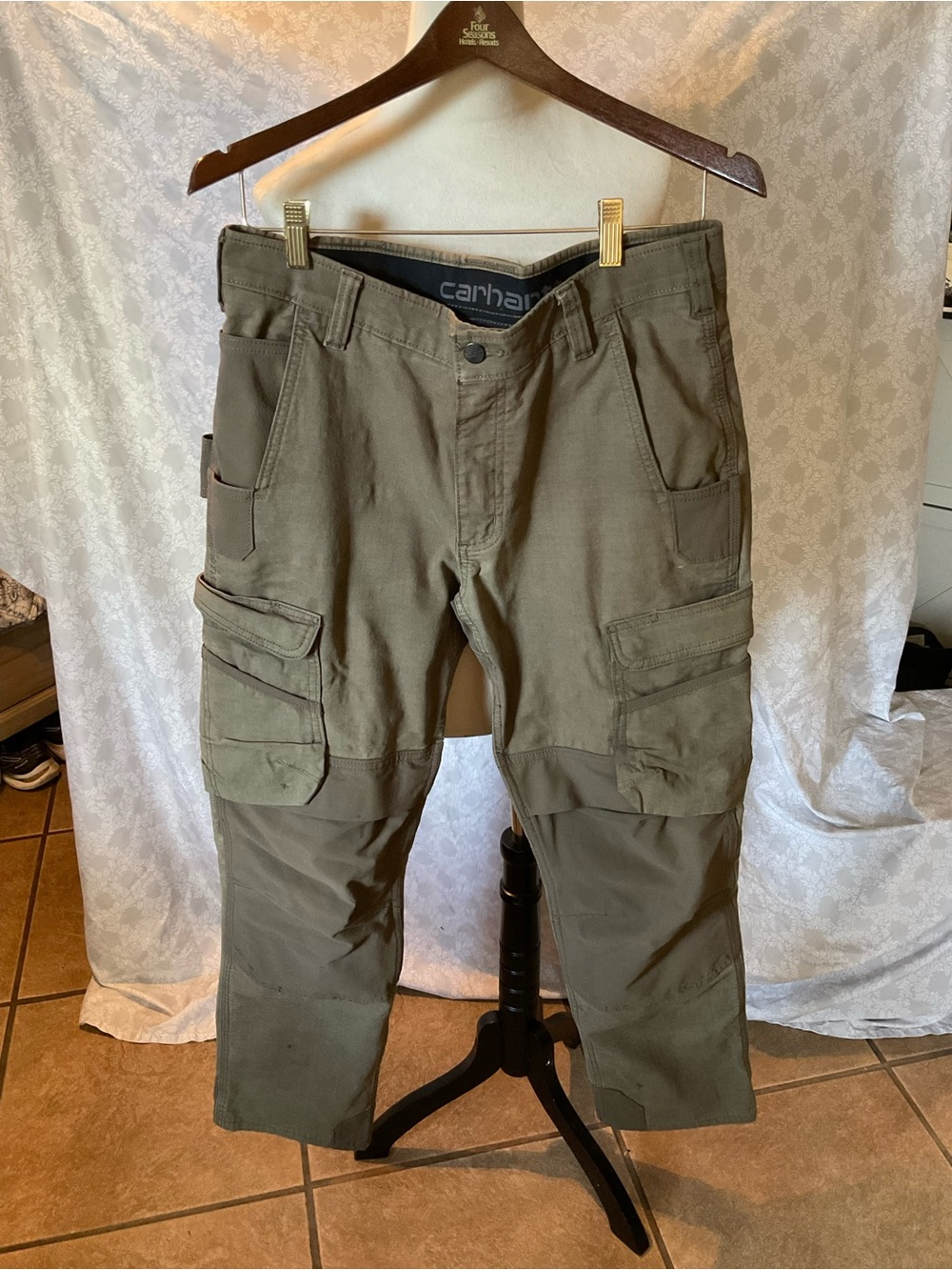 Carhartt Steel Rugged Flex Relaxed Fit Double Front Cargo Work Pant